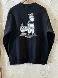 GYMMASTER/SLOW LIFE SWEAT  BLACK