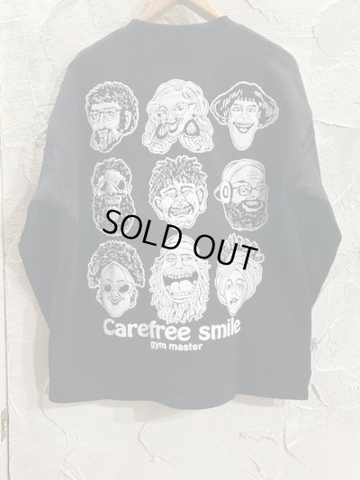 画像2: GYMMASTER/CAREFREE SMILE BIG T  BLACK