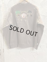 GYMMASTER/ONE LOVE EMBROIDERY SWEAT  COCOA BROWN