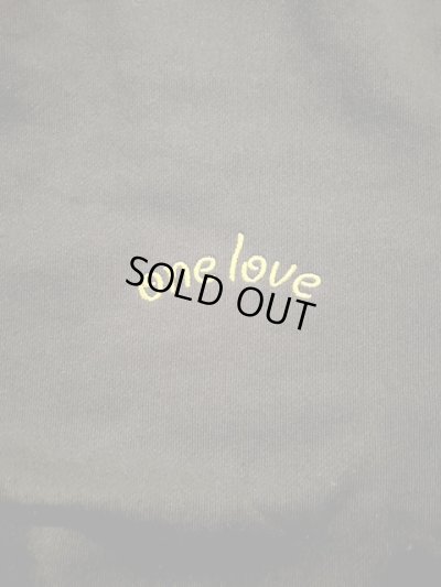 画像4: GYMMASTER/ONE LOVE EMBROIDERY SWEAT  BLACK