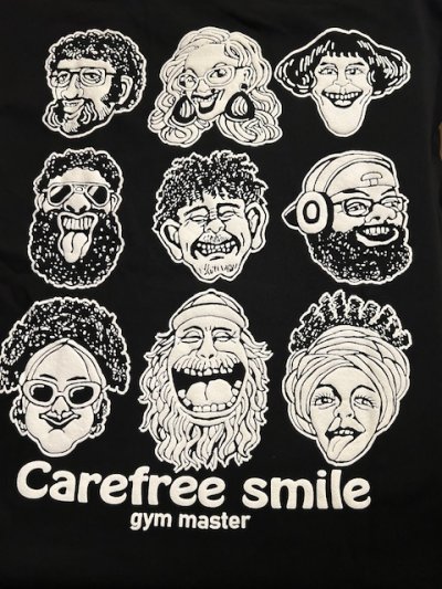 画像4: GYMMASTER/CAREFREE SMILE BIG T  BLACK