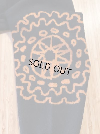 画像4: GYMMASTER/JACQUARD KNIT PEACE FLOWER  BLACK