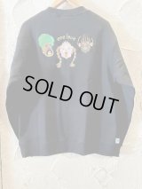 GYMMASTER/ONE LOVE EMBROIDERY SWEAT  BLACK