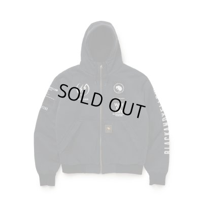 画像1: (店頭在庫分) RATS/BOA HOODIE  BLACK