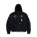 画像1: (店頭在庫分) RATS/BOA HOODIE  BLACK (1)