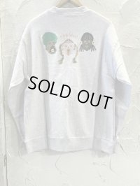 GYMMASTER/ONE LOVE EMBROIDERY SWEAT  ASH GRAY