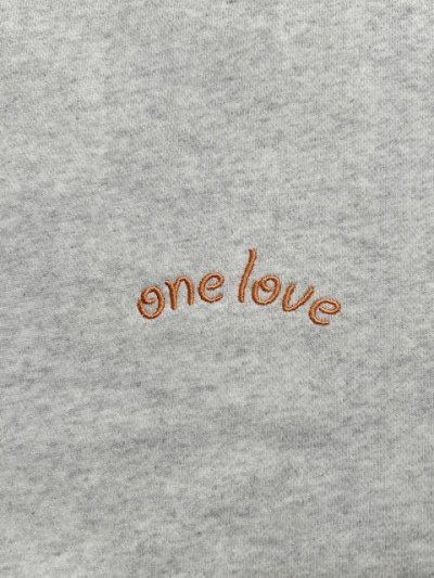 画像4: GYMMASTER/ONE LOVE EMBROIDERY SWEAT  ASH GRAY