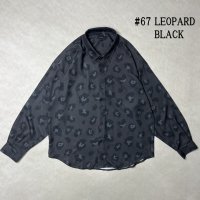 CIAO/TOROMI SHIRT LEOPARD  BLACK