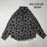 CIAO/TOROMI SHIRT LEOPARD  BROWN