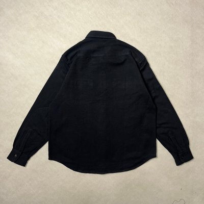 画像2: ALCARZA/HEAVY NELL CHECK WORK SHIRT  OMBRE BLACK