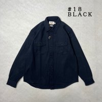 ALCARZA/HEAVY NELL CHECK WORK SHIRT  OMBRE BLACK