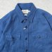 画像3: ALCARZA/HEAVY NELL CHECK WORK SHIRT  OMBRE NAVY (3)