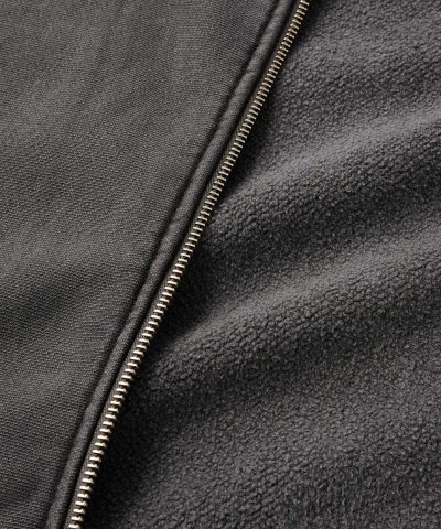 画像4: FTC/PIGMENT DYED BOX LOGO ZIPKUP HOODY  BLACK