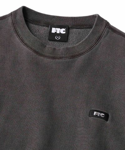 画像2: FTC/PIGMENT DYED SMALL BOX LOGO CREWNECK  BLACK