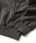 画像3: FTC/PIGMENT DYED BOX LOGO ZIPKUP HOODY  BLACK (3)