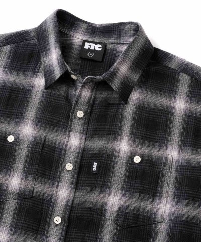 画像2: FTC/SHADOW PLAID SHIRT  BLACK