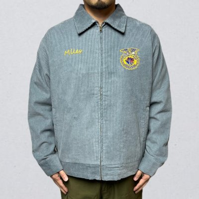 画像2: ALCARZA/FARMERS JKT  SMOKY BLUE