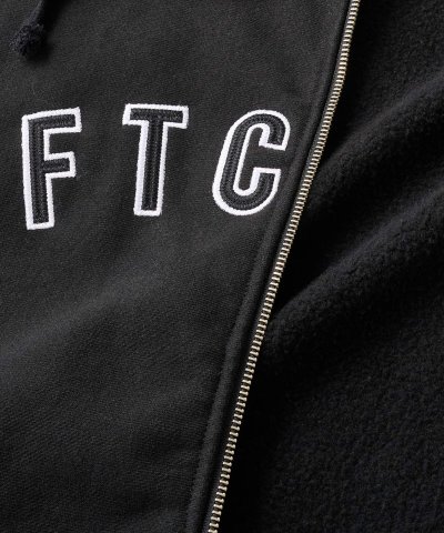 画像3: FTC/ARC LOGO ZIP UP HOODY  BLACK