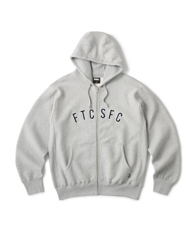 画像1: FTC/ARC LOGO ZIP UP HOODY  GRAY