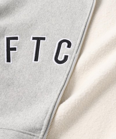 画像3: FTC/ARC LOGO ZIP UP HOODY  GRAY