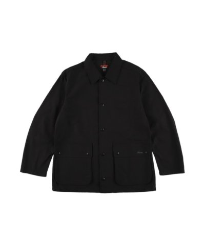 画像1: NANGA/BACK SATIN COVERALL  BLACK