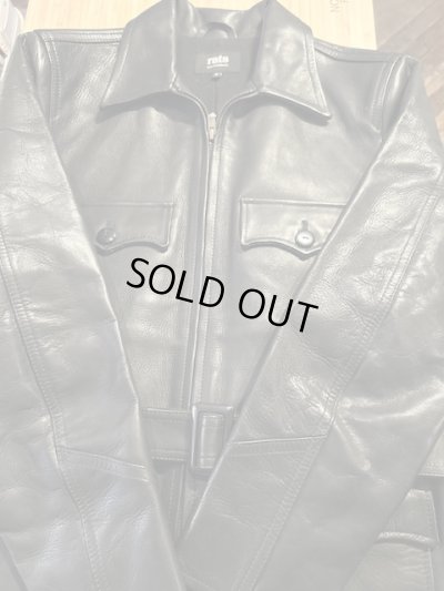 画像10: RATS/40's LEATHER COAT  BLACK