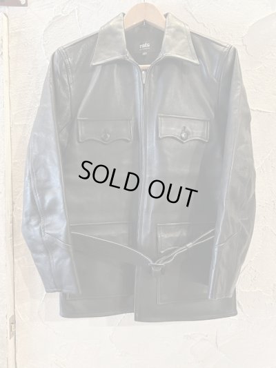 画像7: RATS/40's LEATHER COAT  BLACK