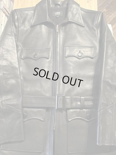 画像9: RATS/40's LEATHER COAT  BLACK