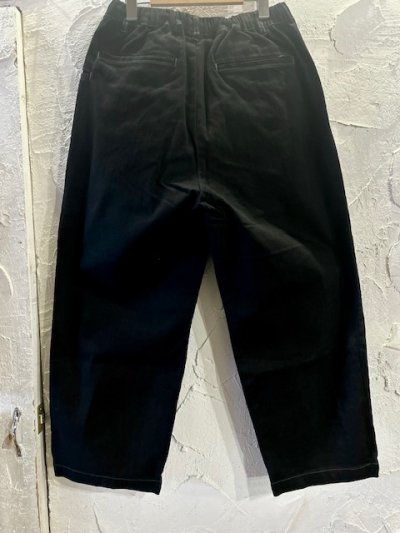 画像2: GYMMASTER/KATSURAGI TWO TUCK PANT  BLACK