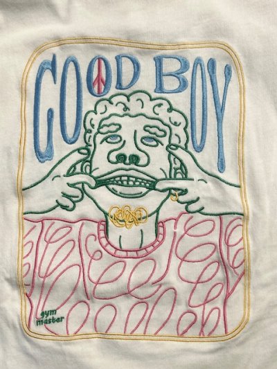 画像3: GYMMASTER/GOOD BOY EMBROIDERY LS T  WHITE