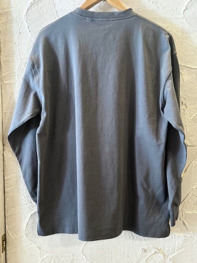 画像2: GYMMASTER/DOG EMBROIDERY BIG LS T  CHARCAL