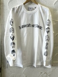 GYMMASTER/FRIENDS BIG LS T  MINT WHITE