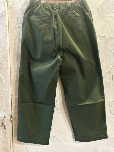 画像2: GYMMASTER/KATSURAGI TWO TUCK PANT  OLIVE