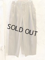 GYMMASTER/KATSURAGI TWO TUCK PANT  BROWN