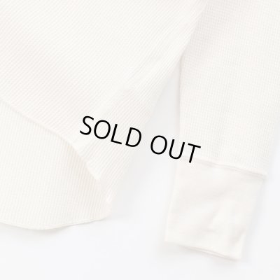 画像2: HANES/CREW NECK L.SLEEVE THERMAL  OFF WHITE