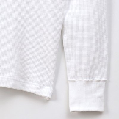 画像4: HANES/BEEFY CREW NECK THERMAL  BLACK