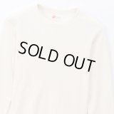 HANES/CREW NECK L.SLEEVE THERMAL  OFF WHITE