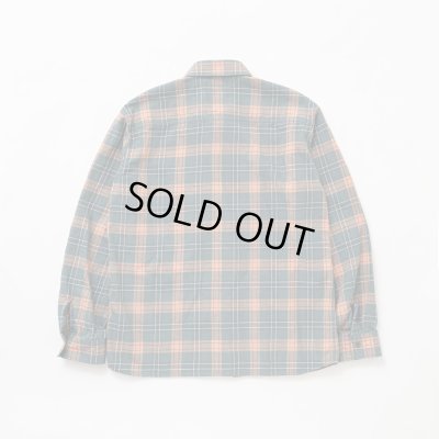 画像2: (店頭在庫分) RATS/COTTON LINEN CHECK SHIRT  GREEN