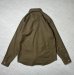 画像2: ALCARZA/HERRING BONE WORK SHIRT  KHAKI (2)