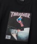 画像2: FTC/xTHRASHER COVER TEE  BLACK (2)
