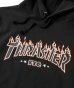 画像2: FTC/xTHRASHER LOGO HOODY  BLACK (2)