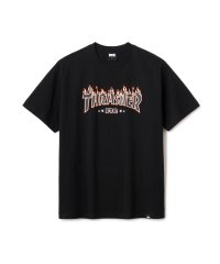 FTC/xTHRASHER LOGO TEE  BLACK