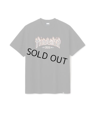 画像1: FTC/xTHRASHER LOGO TEE  BLACK