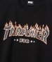 画像2: FTC/xTHRASHER LOGO TEE  BLACK (2)