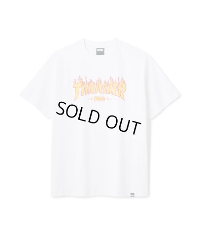 画像1: FTC/xTHRASHER LOGO TEE  WHITE