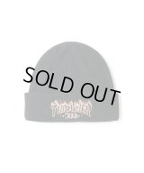 FTC/xTHRASHER LOGO BEANIE  BLACK