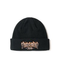 FTC/xTHRASHER LOGO BEANIE  BLACK