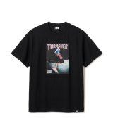 FTC/xTHRASHER COVER TEE  BLACK