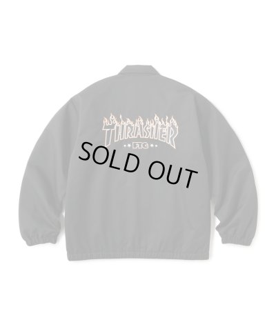 画像1: (店頭販売) FTC/xTHRASHER COACH JACKET  BLACK