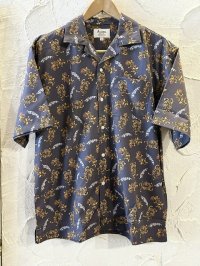 (再入荷) ALCARZA/OPEN SHIRTS TIGER  CHARCOAL